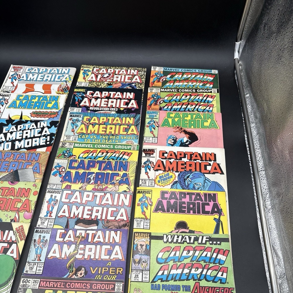Marvel Captain America Comic Book Lot 18 Issues Mixed Good Bronze Copper Age - Picture 8 of 11